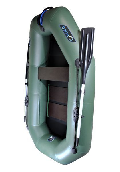 Надувная лодка ПВХ RING Thunder T220S ⌀34 см гребная, одноместная, зеленая (2.2м) 000220s фото