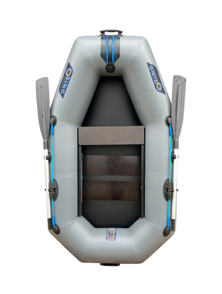 Надувная лодка ПВХ RING Thunder T220S ⌀34 см гребная, одноместная, серая (2.2м) 000220sg фото