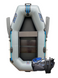 Надувная лодка ПВХ RING Thunder T220S ⌀34 см гребная, одноместная, серая (2.2м) 000220sg фото 1