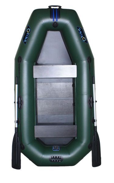 Надувная лодка ПВХ RING Thunder T240Skt ⌀34 см гребная, двухместная, зеленая (2.4м) 000240skt фото