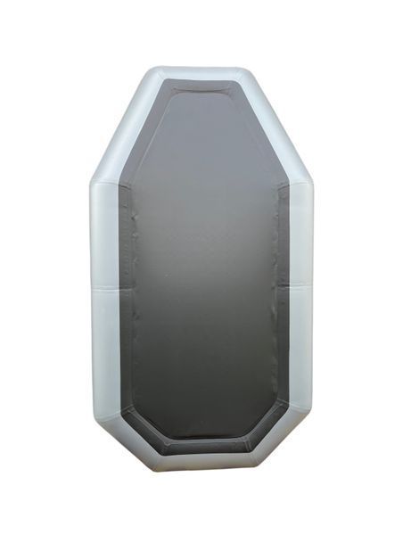 Надувний човен ПВХ RING Thunder T240S ⌀34 см гребний, двомісний, сірий (2.4м) 000240sg фото