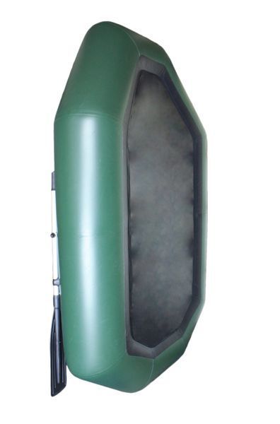 Надувная лодка ПВХ RING Thunder T249 ⌀42 см гребная, двухместная, зеленая (2.49м) 00024942s фото