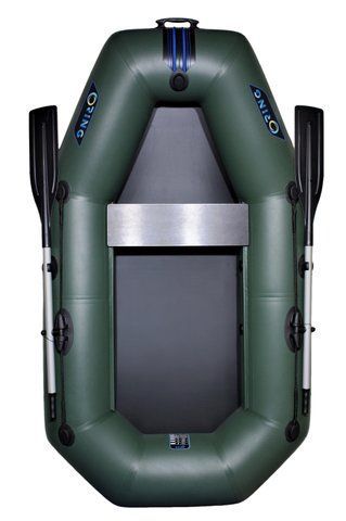 Надувная лодка ПВХ RING Thunder T220bs ⌀34 см гребная, одноместная, зеленая (2.2м) bs000220 фото