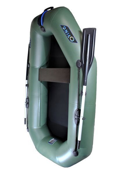 Надувная лодка ПВХ RING Thunder T220bs ⌀34 см гребная, одноместная, зеленая (2.2м) bs000220 фото
