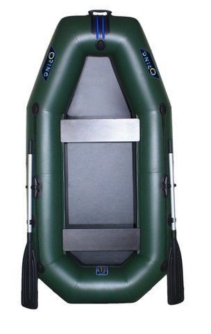 Надувная лодка ПВХ RING Thunder T240bs ⌀34 см гребная, двухместная, зеленая (2.4м) bs000240 фото